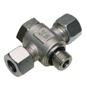 Banjo Tee Coupling with Allow Screw and Elastomer Seal Thread Metric Parallel - Equipped B3 Ring