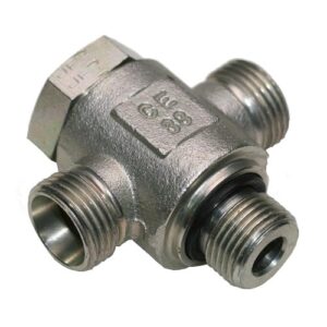 Banjo Tee Coupling with Allow Screw and Elastomer Seal Thread BSP Parallel - Body Only