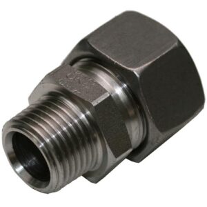 Male Stud Coupling Thread BSP Taper - Equipped B4 Ring