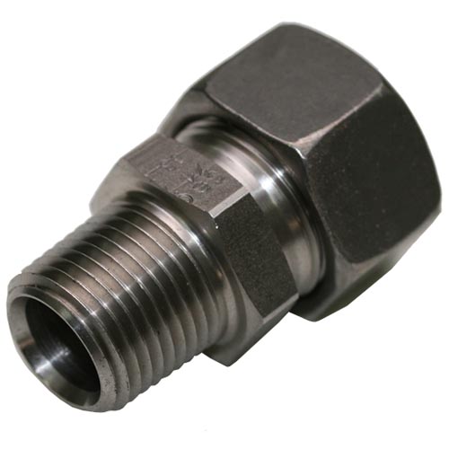 Male Stud Coupling Thread NPT - Equipped B4 Ring