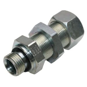 Bulkhead Connection with Elastomer Seal Thread BSP Parallel - Equipped B4 Ring