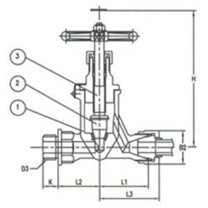 F7329 40K Forged Steel Globe Valve
