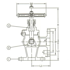 F7352 5K Bronze Angle Valve (SDNR)