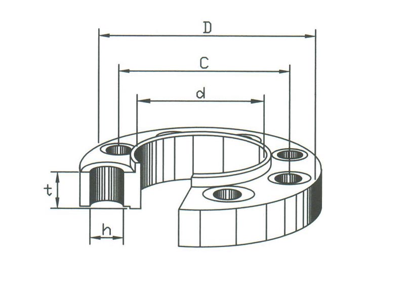 Raised Faced Slip-On Flanges DIN PN16 Stainless Steel - Image 2