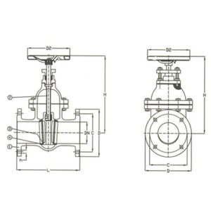 PN 16 Cast Iron Gate NRS Valve