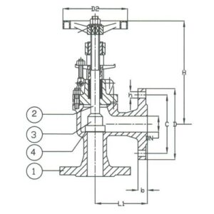 PN 16 Ductile Iron Angle Regular Valve