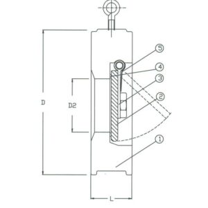 PN 16 Wafer Check Valves, Wafer Style Long Valve