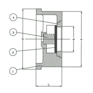 Wafer Disc Check Stainless Steel Valve