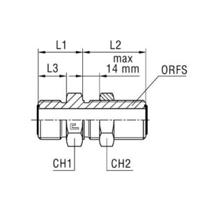 Bulkhead Straight Connection