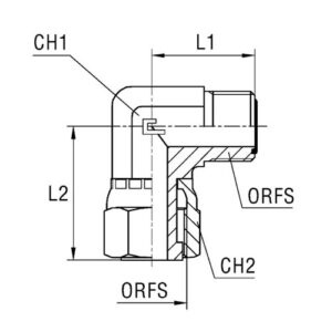 Crimped Nut Elbow