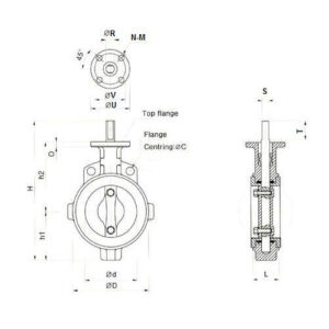 Series 58 Teflon Lined Valves DIN PN10